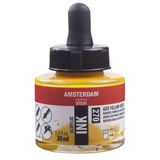 Amsterdam Acrylic Ink 30ml - 270 - Azo Yellow Dp