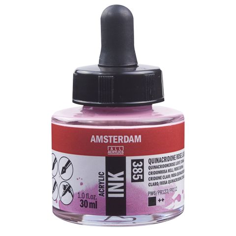 Amsterdam Acrylic Ink 30ml - 385 - Quinarose Light