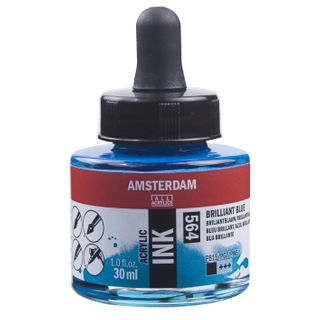 Amsterdam Acrylic Ink 30ml - 564 - Brilliant Blue