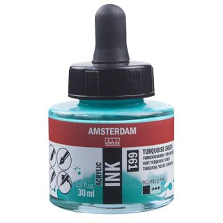 Amsterdam Acrylic Ink 30ml - 661 - Turquoise Green