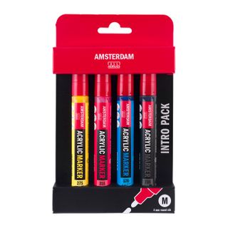 Amsterdam Acrylic MARKERS M BASIC SET 4