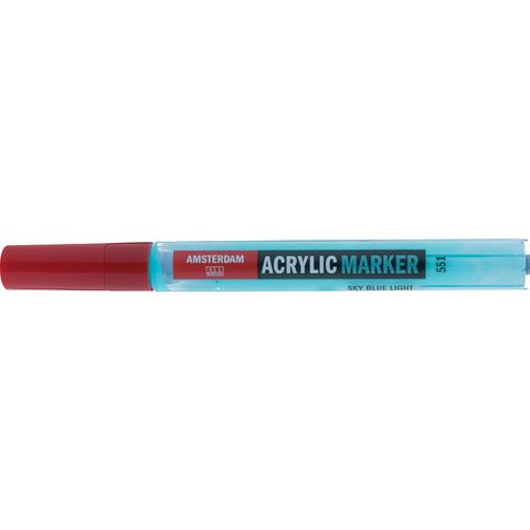 Amsterdam Acrylic Marker M Sky Blue Lt SW