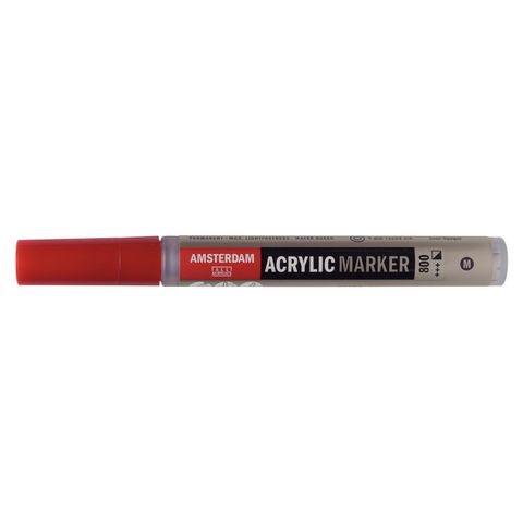 Amsterdam Acrylic Marker M Silver SW