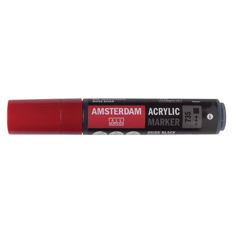 Amsterdam Acrylic Marker L Oxide Black SW