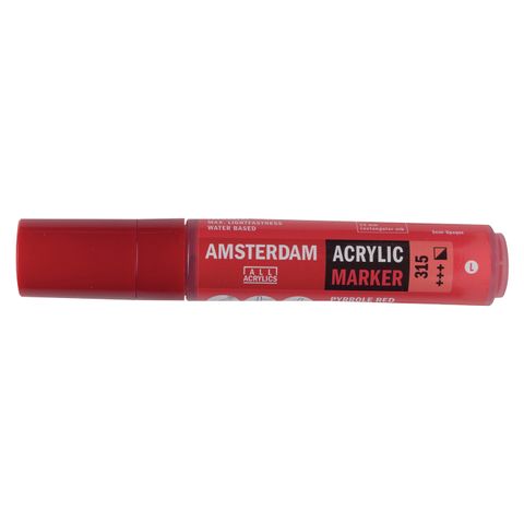 Amsterdam Acrylic Marker L Pyrrole Red SW