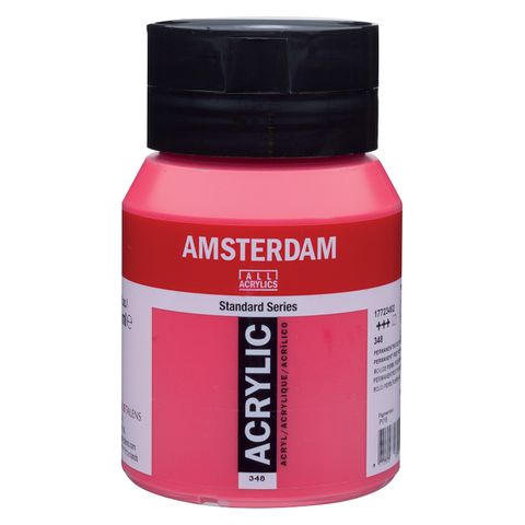 Amsterdam 500ml - 348 - Permanent Red Purple