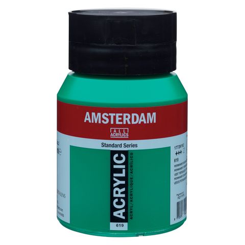 Amsterdam 500ml - 619 - Permanent Green Deep