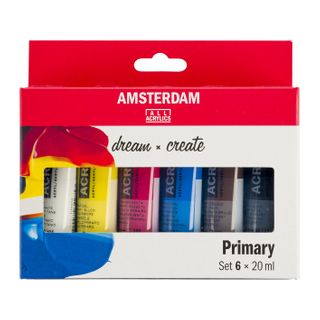 Amsterdam Acrylic Primary Set 6X20ml