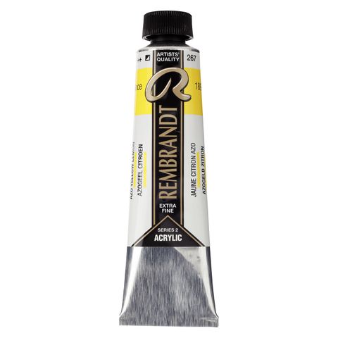 Rembrandt Acrylic - 267 - Azo Yellow Lemon 40ml