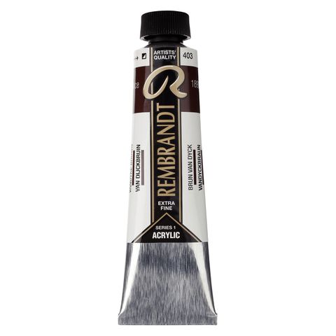 Rembrandt Acrylic - 403 - Vandyke Brown 40ml