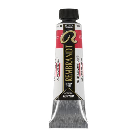 Rembrandt Acrylic - 306 - Cadmium Red Deep 40ml