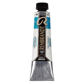 Rembrandt Acrylic - 522 - Turquoise Blue 40ml