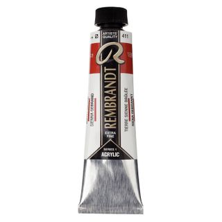 Rembrandt Acrylic - 411 - Burnt Sienna 40ml