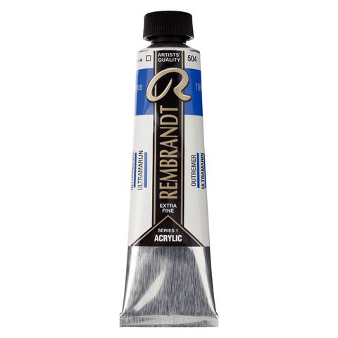 Rembrandt Acrylic - 504 - Ultramarine 40ml