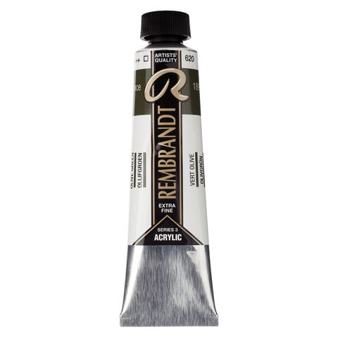Rembrandt Acrylic - 620 - Olive Green 40ml