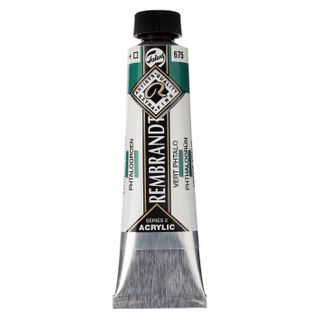 Rembrandt Acrylic - 675 - Phthalo Green 40ml