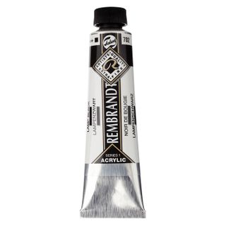 Rembrandt Acrylic - 702 - Lamp Black 40ml