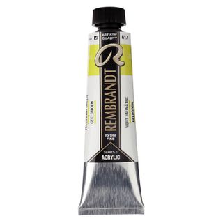 Rembrandt Acrylic - 617 - Yellowish Green 40ml