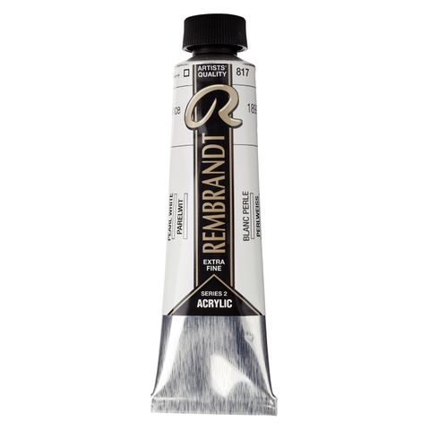 Rembrandt Acrylic - 817 - Pearl White 40ml