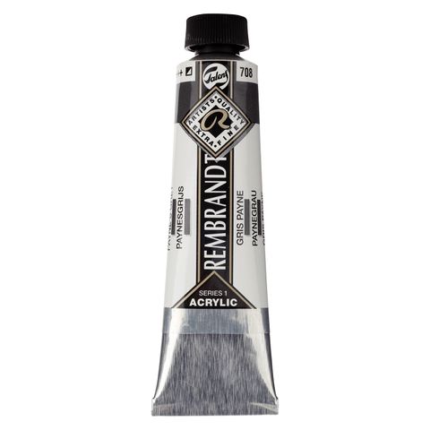 Rembrandt Acrylic - 708 - Payne's Grey 40ml