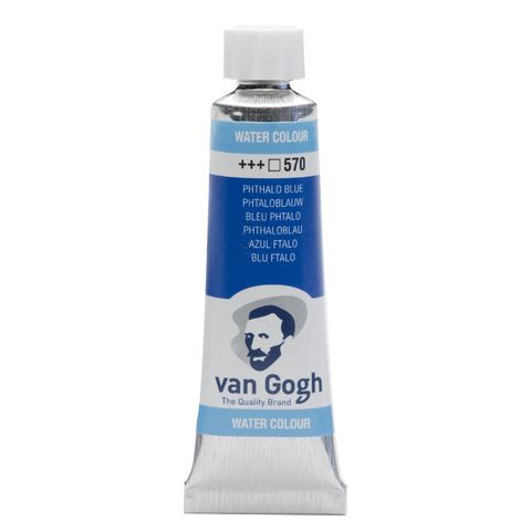 Van Gogh Watercolour 10ml - 570 - Phthalo Blue