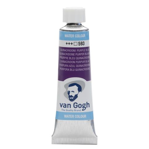 Van Gogh Watercolour 10ml - 593 - Quinapurple Blue