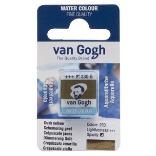 Van Gogh Watercolour Half Pan - 230 - Dusk Yellow