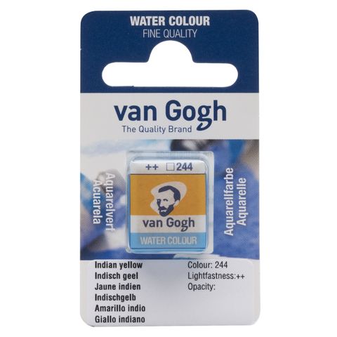 Van Gogh Watercolour Half Pan - 244 - Indian Yello