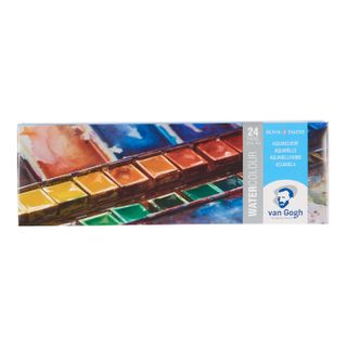 Van Gogh Watercolour Metal Set 24 Half Pans