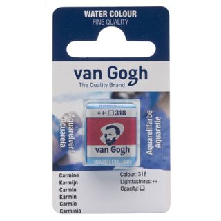 Van Gogh Watercolour Half Pan - 318 - Carmine