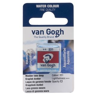 Van Gogh Watercolour Half Pan - 331 - Madder Lake