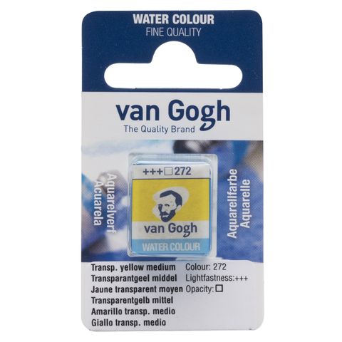 Van Gogh Watercolour Half Pan - 272 - Transp.Ylw M