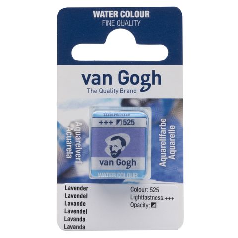 Van Gogh Watercolour Half Pan - 525 - Lavender