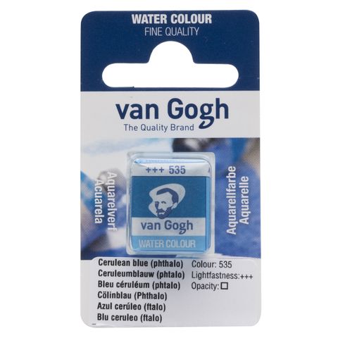 Van Gogh Watercolour Half Pan - 535 - Cerul.Blue P