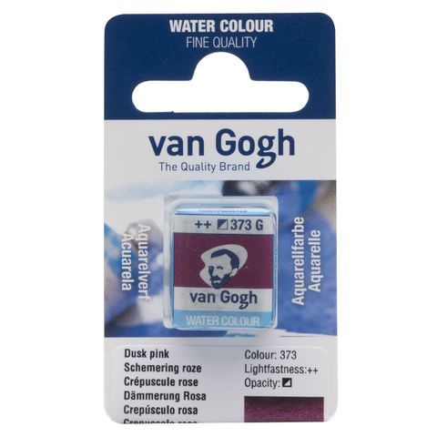 Van Gogh Watercolour Half Pan - 373 - Dusk Pink