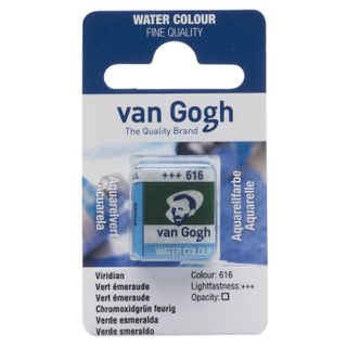 Van Gogh Watercolour Half Pan - 616 - Viridian