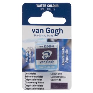 Van Gogh Watercolour Half Pan - 560 - Dusk Violet