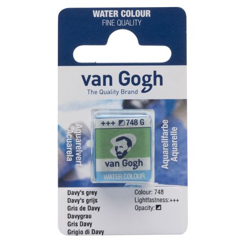 Van Gogh Watercolour Half Pan - 748 - Davy'S Grey