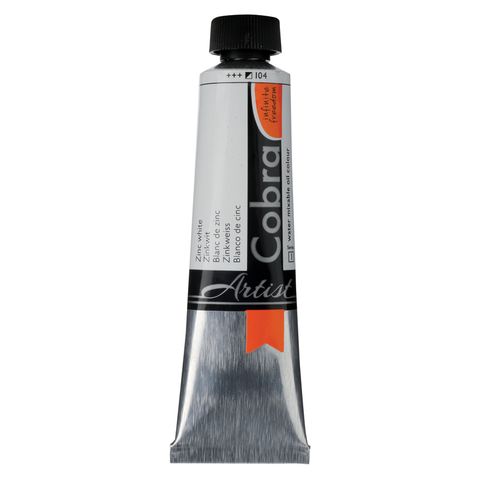 Cobra Artist Water Mixable Oil 40ml - 104 - Zinc White