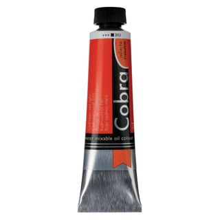 Cobra Artist Water Mixable Oil 40ml - 303 - Cadmium Red Light
