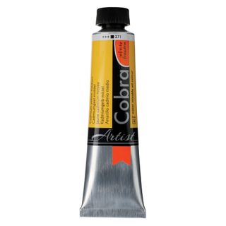 Cobra Artist Water Mixable Oil 40ml - 271 - Cadmium Yellow Medium