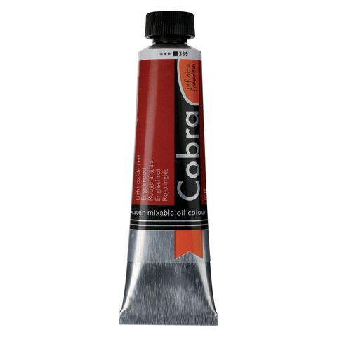 Cobra Artist Water Mixable Oil 40ml - 339 - Light Oxide Red