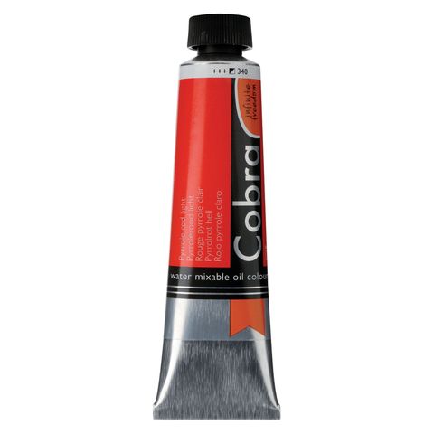Cobra Artist Water Mixable Oil 40ml - 340 - Pyrrole Red Light