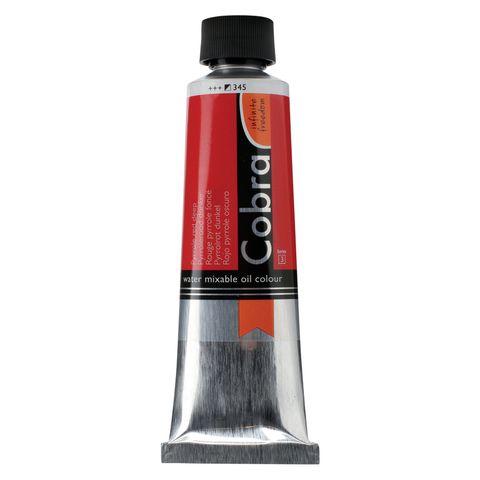 Cobra Artist Water Mixable Oil 40ml - 345 - Pyrrole Red Deep