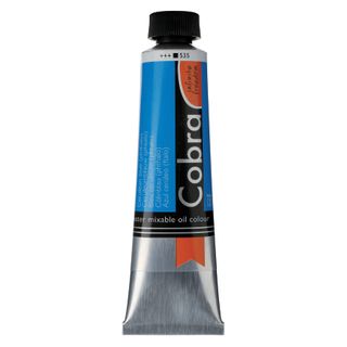Cobra Artist Water Mixable Oil 40ml - 535 - Cerulean Blue (Phthalo)
