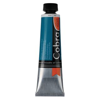 Cobra Artist Water Mixable Oil 40ml - 565 - Phthalo Turquoise Blue
