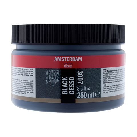 Amsterdam Acrylic Gesso Black 250ml