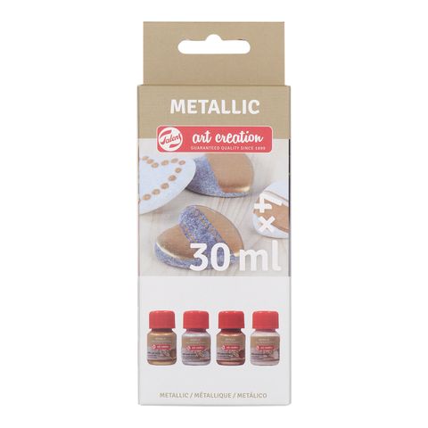 Talens Art Creations Metallic 30ml Basic Set of 4