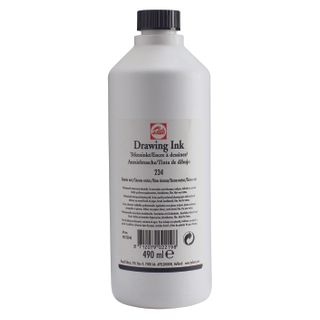 Talens Drawing Ink 490ML- 234 - Raw sienna