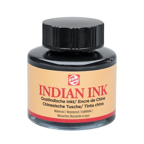 Talens Indian Ink Jar 30ml - 700 - Black